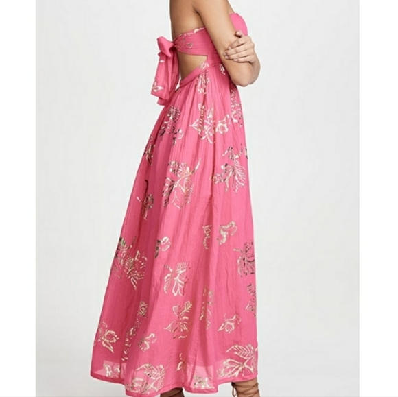 Nwot Free People Baha Babe Midi Dress - Picture 1 of 16